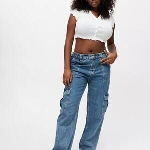 Urban Outfitters Skate Jeans - Size 26x32, Preowned, Worn Style